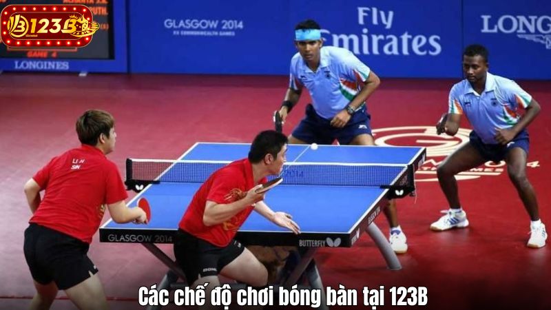 Bóng bàn 123B – Cá cược thể thao đáng thử năm 2025 Các chế độ chơi bóng bàn tại 123B