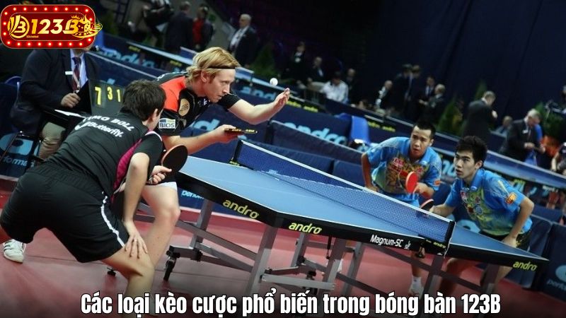 Bóng bàn 123B – Cá cược thể thao đáng thử năm 2025 Các loại kèo cược phổ biến trong bóng bàn 123B