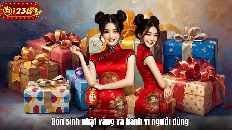 Đón Sinh Nhật Vàng Nhận Ngàn Code May Mắn Cùng 123B Đón sinh nhật vàng và hành vi người dùng