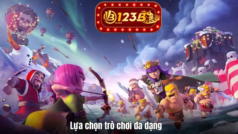 123B Lựa chọn trò chơi đa dạng